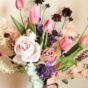 チューリップの春ブーケ