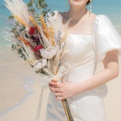 秋のウエディングブーケ