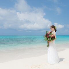 画像に映えるウエディングブーケ