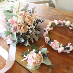 ウエディングブーケとセット