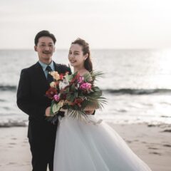 造花のウエディングブーケ