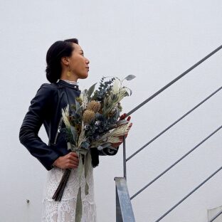 冬の結婚式のブーケ