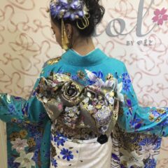 アーティフィシャルフラワーアレンジメント成人式