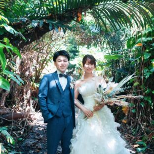 ウエディングドレスとウエディングブーケ