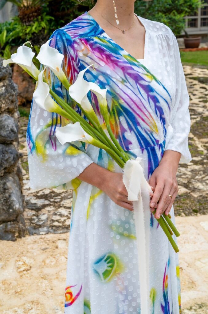 カラーのブーケ