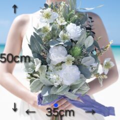 ウエディングブーケの形と大きさ