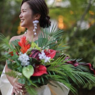 大きめのウエディングブーケ