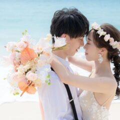 花冠フラワークラウンをウエディングに