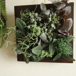 オシャレで人気のウオールグリーンインテリア