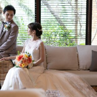 結婚式持ち込み用の造花ウエディングブーケ