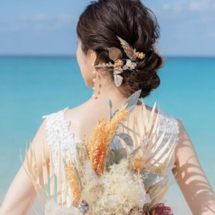 ウエディングのヘッドピース