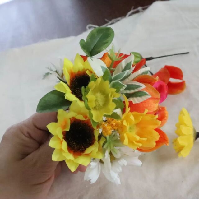 トロピカルブーケ♡南国ブーケ　造花ブーケ 南国トロピカルブーケ | atflower